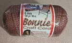 Bonnie Macrame Craft Cord, 6MM 100-YARD, Rose Pepperell BB6-100-015. Fixed Price $25.00.
