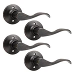 Gobekor Oil Rubbed Bronze Half Dummy Door Handle 4-PACK Closet Keyless Right. Fixed Price $49.07.