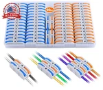 Lever Wire Connectors, Htcelle 60-PIECE Quick Electrical Splicing Kit Fo. Fixed Price $16.87.