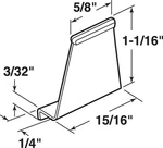 Prime-line PL14621 Plastic Black Spline Channel Pull Tabs 0.25 Dia. X 5/8 In.. Fixed Price $8.85.