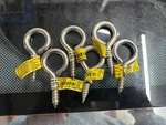 New 6-PACK Lot National Hardware Screw Eye Hook Stainless Steel 2-7/8" N220-442. Fixed Price $14.24.