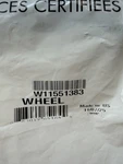 New Genuine Oem Whirlpool Dishwasher Dishrack Roller Wheel W11551383. Fixed Price $19.00.