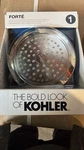Kohler R10282-G-CP Forte 1-SPRAY Single Wall Mount Shower Head Polished Chrome. Fixed Price $23.00.