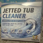 Active Jetted Tub Cleaner 12-TABLET Pack For Jacuzzi/whirlpool New. Fixed Price $24.22.