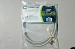 New & 3/8" X 60" Braided Stainless Steel Dishwasher Connector Kit. Fixed Price $12.95.