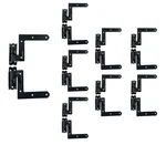 32 Pk (16 Pair) Qcaa Blind Shutter Hinge Wood Frame & Brick Steel 2-1/8" Offset. Fixed Price $129.99.