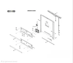 Oem DW2450 Cove Dishwasher User Interface. Fixed Price $220.00.