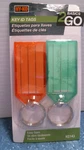 Hy-ko Key Id Tags Orange And Green 2PK (KC143) Fs. Fixed Price $10.00.