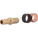 (12)SHARKBITE Crimp Transition Low Lead 3/8 In. Polybutylene, Brass Pex Coupling. Fixed Price $52.69.