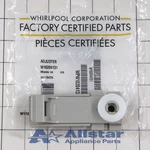 Whirlpool Dishwasher Dishrack Roller And Adjuster WPW10204131. Fixed Price $18.99.