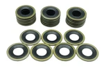 25 Pcs Metal/rubber Drain Plug Gasket, Fits 1/2, M12, So Replace 097-021,.... Fixed Price $13.99.