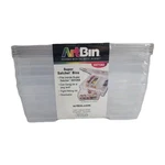 New Art Super Satchel 4 Pack #6971AG Supply Case Dividers Storage Boxes. Fixed Price $16.95.