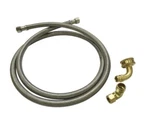 Hds 72" Stainless Steel Dishwasher Supply Line Hose Fits 3/4" Fht & 3/8 Mip. Fixed Price $10.00.