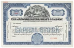 The Jackson Motor Shaft Company. Stock Certificate.. Fixed Price $75.00.