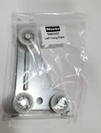 Preowned. Miele Dishwasher Top Rack Fixed Plate With Wheels Left # 5889352. Fixed Price $25.00.