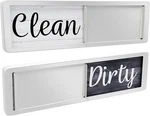 Dishwasher Magnet Clean Dirty Sign, Strong Large, Wood Black & White. Fixed Price $13.35.