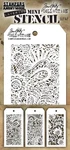 Tim Holtz Mini Layered Stencil 3/PKG-SET #47. Fixed Price $15.19.