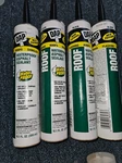 Dap 7079818268 Black Tite Roof Sealant 10.1-OUNCE, Oz Lot 4. Fixed Price $21.00.