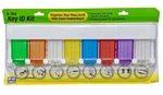 Hy-ko Key Id Kit KC143-8 Easy Open Tags New Color-coded Organizer Shelf Wear. Fixed Price $8.95.