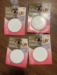 New,prime-line Door Knob And Wall Shield U-9243- White 1/4" -12PCS. Fixed Price $10.00.