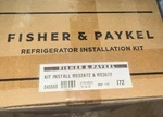 Fisher & Paykel 848668 Refrigerator Installation Kit. Fixed Price $79.99.