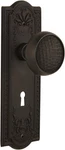 Nostalgic Warehouse Meadows Plate With Keyhole Craftsman Knob,mortise,oil-rubbed. Fixed Price $150.00.