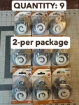 9-PACK 2/PC National Hardware N344-861 7/16" Offset To #2 Sliding Door Hanger. Fixed Price $44.48.