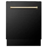 24" Zline Autograph Top Control Dishwasher Black Stainless 3RD Rack DWVZ-BS-24-G. Fixed Price $1849.99.