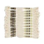 Dmc Ecru Beige Cotton Embroidery Floss 12 Skeins 8.7YD 100% Long Staple. Fixed Price $14.49.