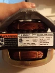 Maytag Dishwasher Motor (120V, 3450RPM) 99001933 S62NXJKR-7560 6-904567 Asmn. Fixed Price $110.00.