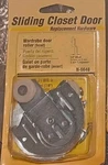 Prime-line Plpci N-6648 Front Wardrobe Closet Sliding Door " Roller (1 Set). Fixed Price $6.77.
