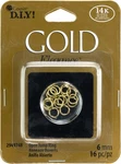 Cousindiy Gold Elegance Jump Rings 6MM 16/PKG-14K Plated 3 Pack. Fixed Price $13.87.