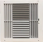 Hbw Four-way Plastic Side Wall/ceiling Register White 12" X For Du.... Fixed Price $25.91.