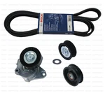 Drive Belt Kit With Tensioner Assembly & Idler Pulleys For Mercedes C300 (08-12). Fixed Price $86.58.