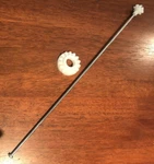 Miele Dishwasher Leg Adjusting Cogged Wheels Part # 6033070 Genuine. Fixed Price $10.75.