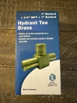 Hydrant Tee, X 3/4 In. Mpt - HT175NL. Fixed Price $29.88.