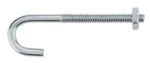 National Mfg. N232-918 3/16" 2-1/2" Inch Zinc Plated Steel J Bolt With Hex Nut. Fixed Price $20.99.