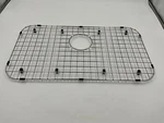 Sink Protector 26"X14.375" Stainless Steel Rear Drain Kitchen Grid Rack 1186F. Fixed Price $18.99.