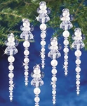 Holiday Beaded Ornament Kit Icicle Angel Makes 24. Fixed Price $14.76.