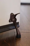 Oil Rubbed Bronze Step Door Stop Easy Install Maximum Durability 1PC. Fixed Price $18.79.