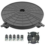 16 Inch Heavy Duty Plant Caddy With 360 Lockable WHEELS,500 Lbs Capacity,outdoo. Fixed Price $52.38.