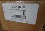 Dishwasher Control Cover Graphics Assembly #WD34X27119/#WD34X24443 Genuinenew. Fixed Price $36.99.