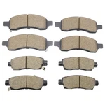D1169 D883 Front & Rear Ceramic Brake Pads Set Compatible With 2008-2017 Buic.... Fixed Price $85.08.