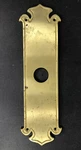 Schlage Solid Cast Brass Lock Escutcheon Door Trim Plate Thick Heavy. Fixed Price $39.99.