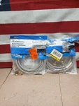 Set Of 2.HOMEWERKS 6FT Universal Ss Dishwasher Supply Line 7223-72-38-6E-BP. Fixed Price $29.99.