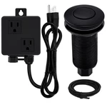 Sinkingdom Garbage Disposal Air Switch Kit With Long Button,matte Black. Fixed Price $61.54.