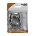 National Hardware Coat & Hat Wardrobe Ball End Hooks N192-781 Nickel Per Pack. Fixed Price $8.98.