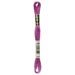 12 Pack Dmc 6-STRAND Embroidery Cotton 8.7YD-LIGHT Plum 117-3607. Fixed Price $17.24.