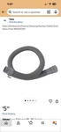 Talea Eva Material Universal Washing Machine Flexible Drain HOSE,3 Foot. Fixed Price $5.00.