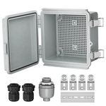Joinfworld IP67 Waterproof Electrical Box 6X6 Outdoor Weatherproof Enclosure .... Fixed Price $27.55.